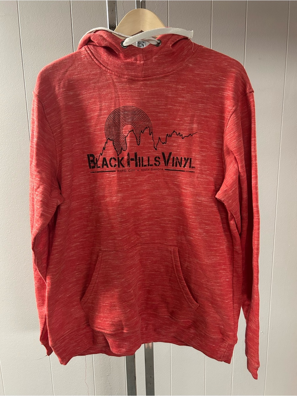 Black Hills Vinyl Sweatshirt Red & Black Large